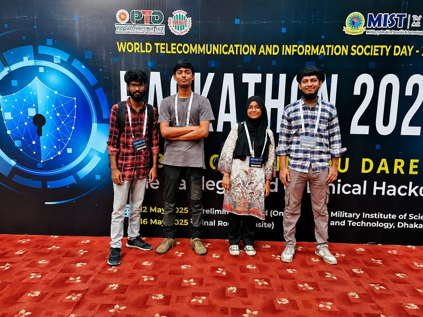 CSE Team Reaches Final Round of MIST Cyber Drill 2025 Hackathon