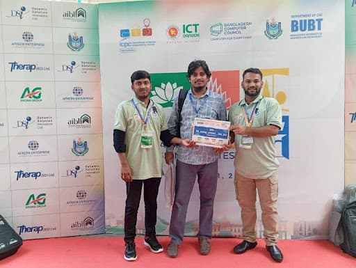 CSE Students Achieve Success at BUBT ICPC Dhaka Regional Contest 2025